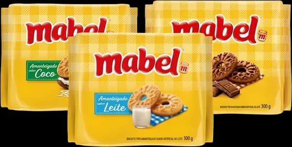 Biscoito Amanteigado Mabel Sabores Pacote 300g